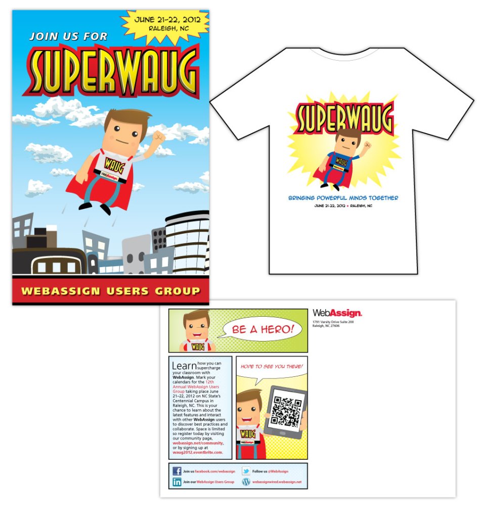 WAUG Conference Postcard & T-shirt